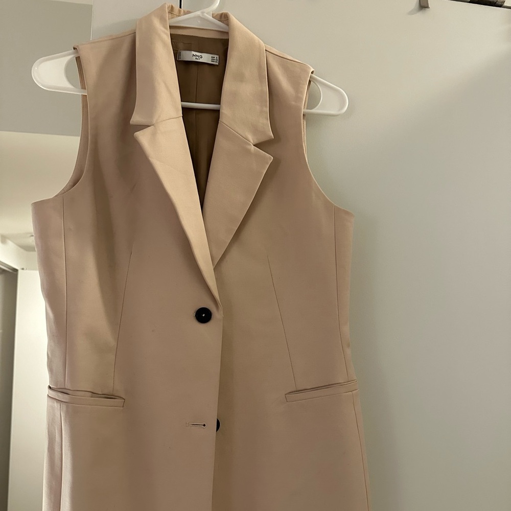Beige vest waistcoat